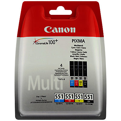 Canon CLI-551 Inkjet Cartridge Multipack